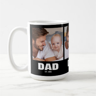 Mug Papa a établi Bold Black 3 Photo