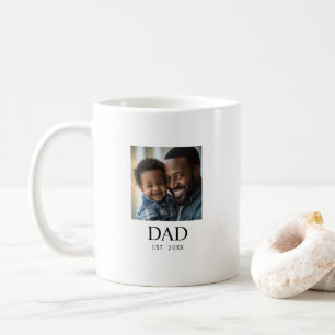 Mug Papa a établi une simple photo noire