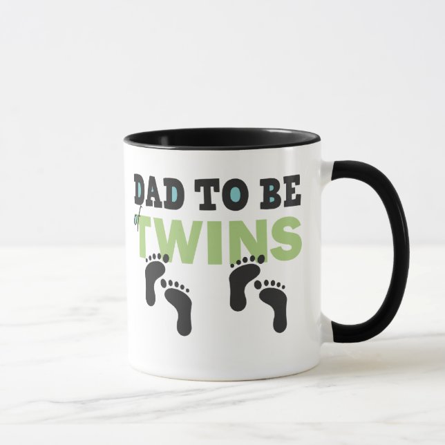 Mug Papa à être des jumeaux (Droite)