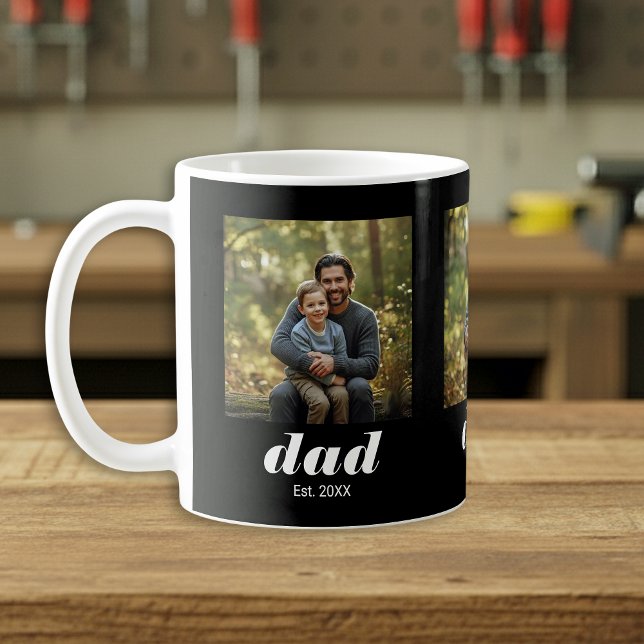 Mug Papa a fondé la photo moderne 3 (Créateur téléchargé)
