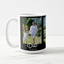 Mug Papa a fondé le texte grunge noir 3 Photo