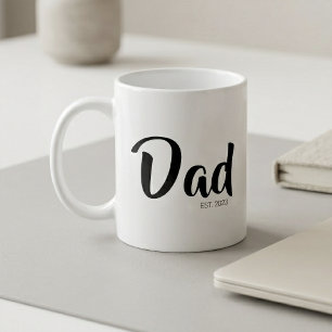 Mug Papa a fondé un nouveau cadeau pour papa