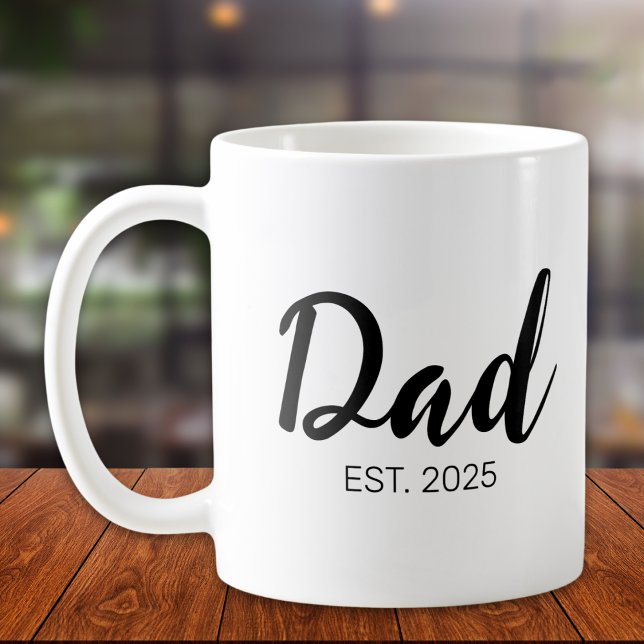 Mug Papa a fondé un nouveau cadeau pour papa (Créateur téléchargé)