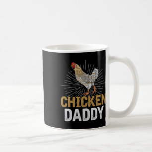 Mug Papa animal de ferme Fête des pères Coq Papa poule