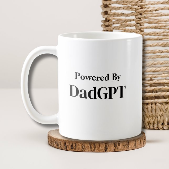 Mug Papa Anniversaire Drôle - Alimenté Par PapaGPT - B (Créateur téléchargé)