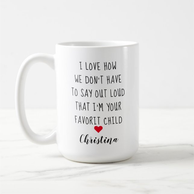 Mug Papa Anniversaire et Fête des pères Ajouter photo  (Gauche)