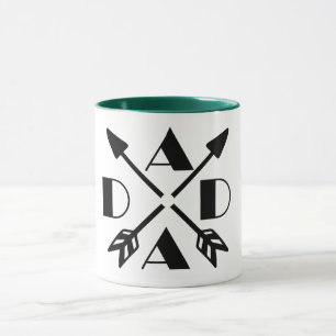 Mug Papa Arrow Mug, Cadeau personnalisé café personnal