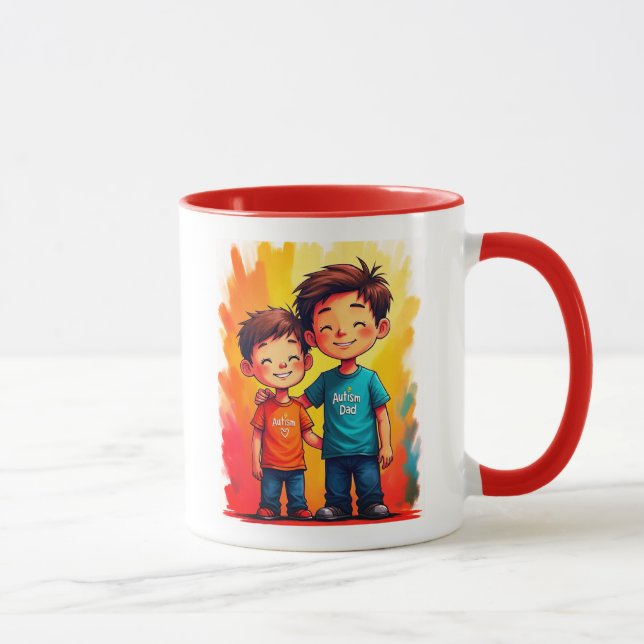 Mug Papa autiste  (Droite)