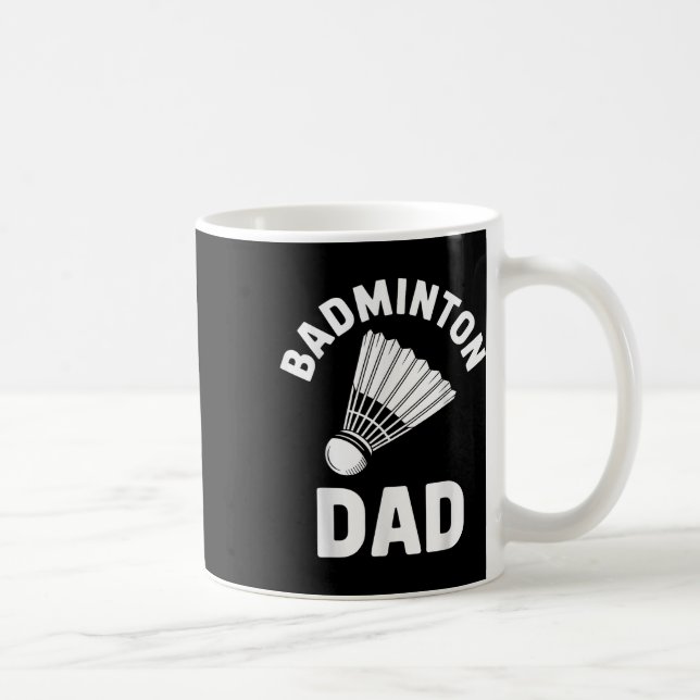 Mug Papa Badminton Volant Drôle Badminton  (Droite)