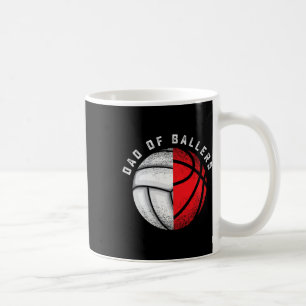 Mug Papa Balleurs Drôle De Volleyball Basketball Cadea