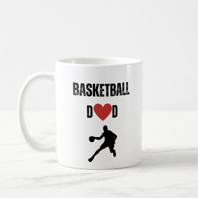 Mug Papa basketteur (joueur masculin) (Gauche)