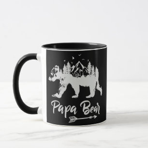 Mug Papa Bear Best Papa Fête des pères Père Pop Men
