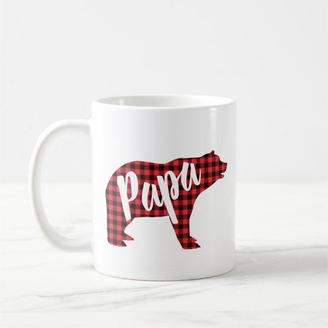 Mug Papa Bear Drôle Fête des pères Cadeaux (Gauche)