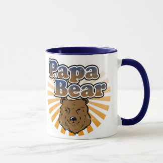 Mug Papa Bear, Fête des pères Cool Vintage Look
