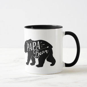 Mug Papa Bear Mug, Papa Bear Cup, papa ou papa cadeau,