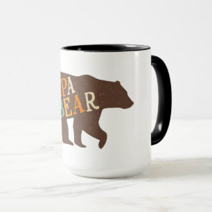 Mug Papa Bear : Protecteur à la pomme, Père fier