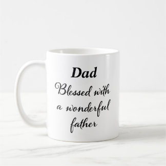 Mug Papa Bénis avec un Père Merveilleux Drôle de Fête