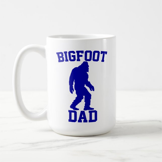 Mug Papa Bigfoot - Bigfoot drôle (Gauche)