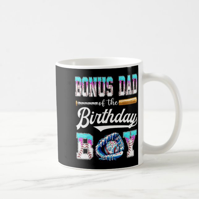 Mug Papa bonus du garçon de la fête d'anniversaire Bas (Droite)