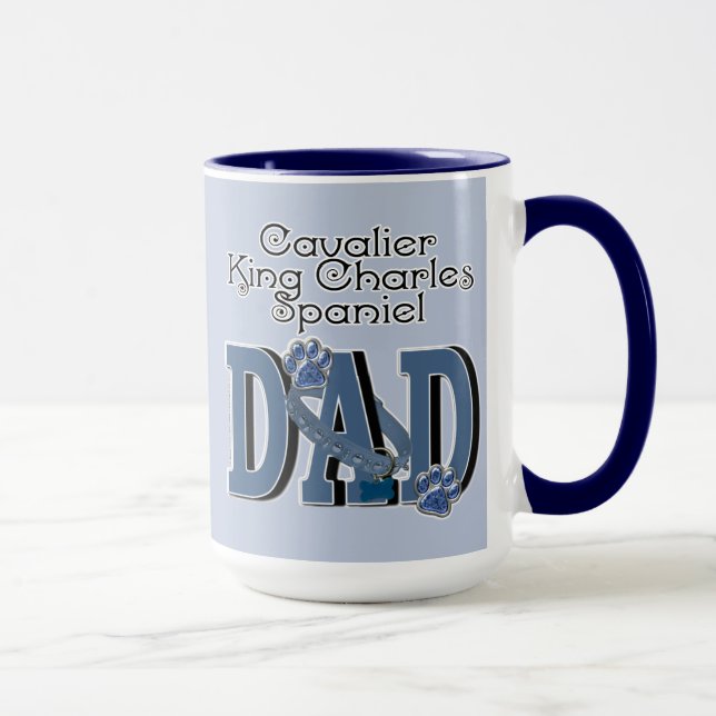 Mug PAPA cavalier d'épagneul du Roi Charles (Droite)