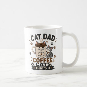 Mug Papa Chat Café Et Chats C'est Tout Drôle Papa Chat