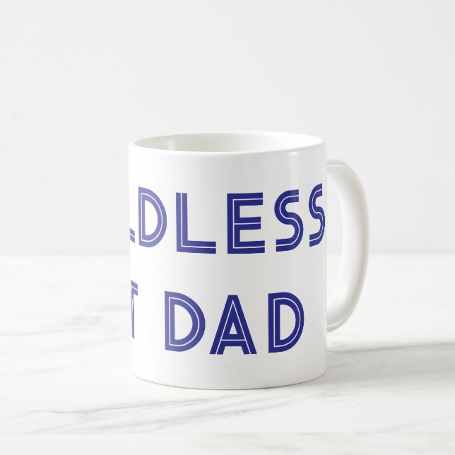 Mug Papa chat sans enfant (Devant droit)