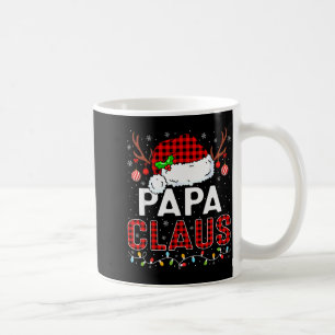 Mug Papa Claus Lumières de Noël Chapeau de Père Noël P