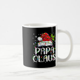 Mug Papa Claus Lumières de Noël Pyjama Famille Assorti