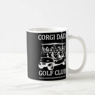 Mug Papa Corgi Rétro Club de Golf Chien Mignon Balança