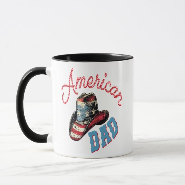 Mug Papa Cowboy American Dad  (Gauche)