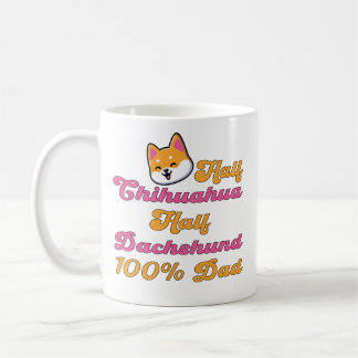 Mug Papa de Chiweenie Moitié Chihuahua Dachshund Cadea