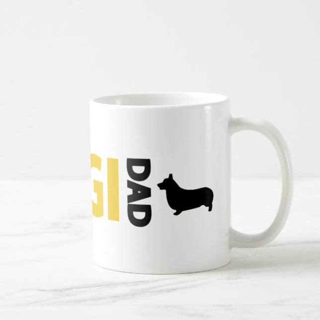 Mug Papa de corgi de Gallois de Pembroke (Droite)