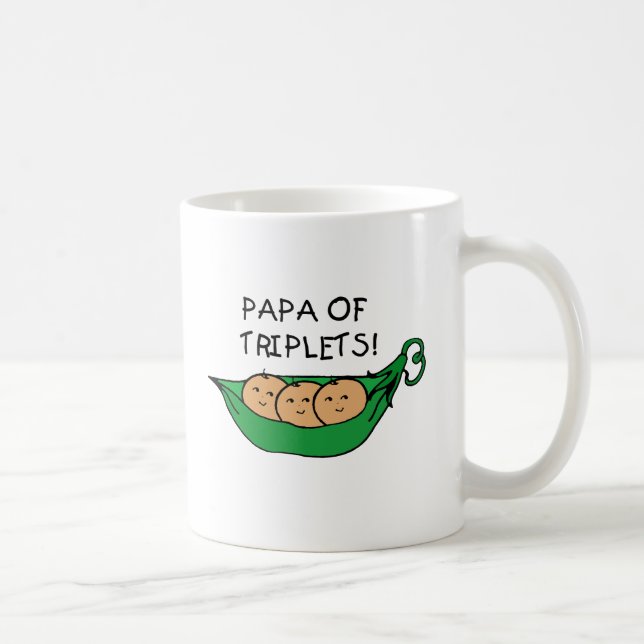 Mug Papa de cosse de triplets (Droite)