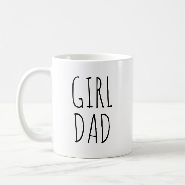 Mug Papa de fille Cadeau drôle pour la fête des pères (Gauche)