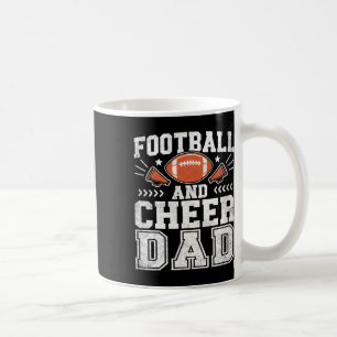 Mug Papa de football et de cheerleading Joueur Papa Fê