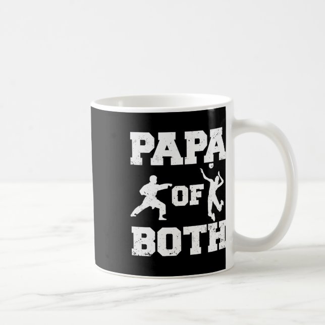 Mug Papa De Funny Volleyll Et Karate Papa (Droite)