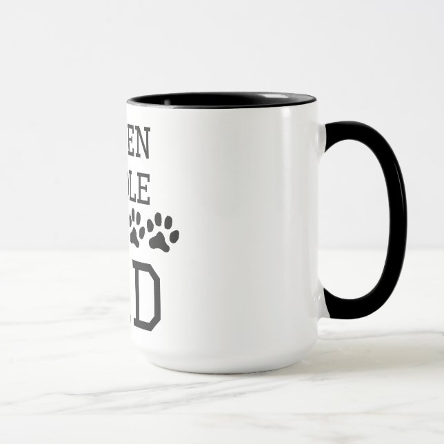 Mug Papa de Goldendoodle (Droite)