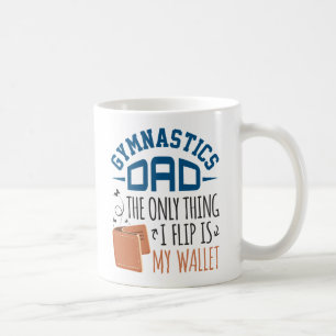 Mug Papa de gymnaste la seule chose que je fais bascul