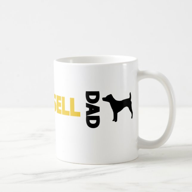 Mug Papa de Jack Russell (Droite)