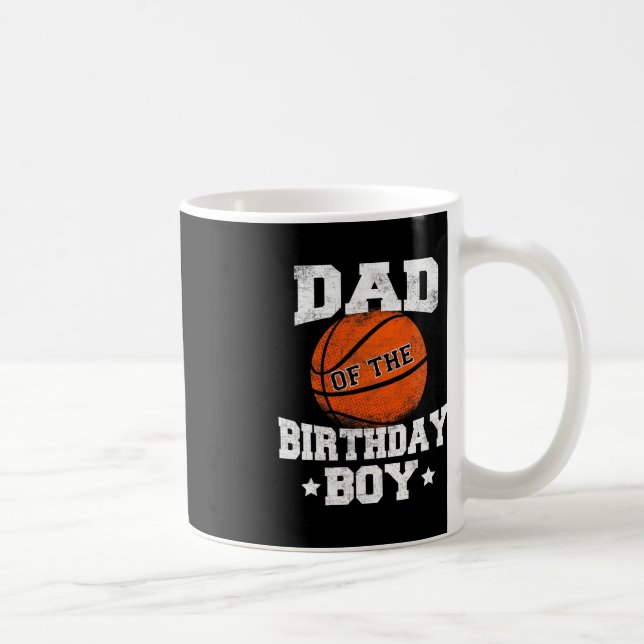 Mug Papa De L'Anniversaire Garçon Basketball Père Dadd (Droite)