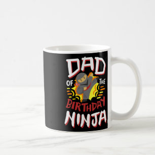 Mug Papa De L'Anniversaire Ninja Karate Kids Anniversa