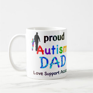 Mug Papa de l'autisme fier