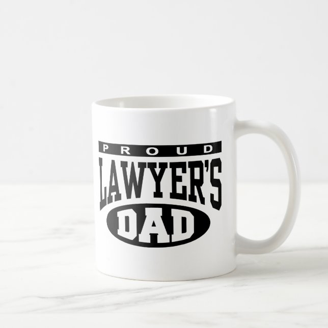 Mug Papa de l'avocat fier (Droite)