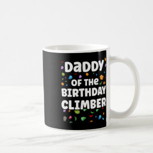 Mug Papa de l'escaladeur d'anniversaire Famille assort