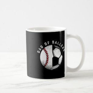 Mug Papa de Llers Foot à Papa Fils Coach de Football C