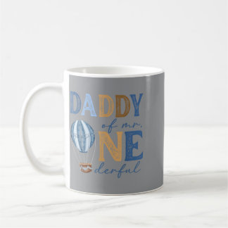 Mug Papa de M. Onederful 1er anniversaire garçon montg