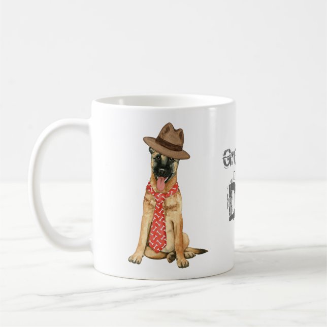Mug Papa de Malinois de Belge (Gauche)