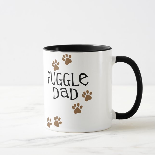 Mug Papa de Puggle (Droite)