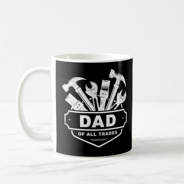 Mug Papa de tous les métiers - Outils pour homme de ma (Gauche)