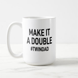 Mug Papa De Twins Mug, Papa De Twins Gifts, Twin Papa